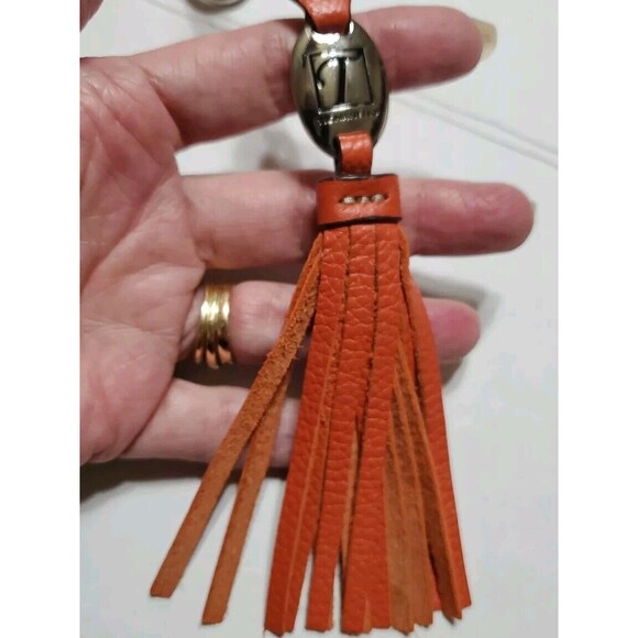 Tignanello No Contest Papaya Leather Cross Body/Shoulder Bag Purse Handbag - Picture 3 of 16